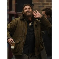 Greenland Migration 2025 Gerard Butler Green Cotton Jacket