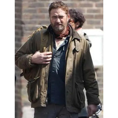 Greenland Migration 2025 Gerard Butler Green Cotton Jacket