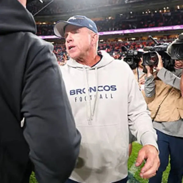Sean Payton Denver Broncos Grey Hoodie