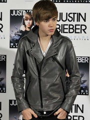 My Worlds The Collection Justin Bieber Leather Jacket