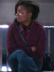 Grey’s Anatomy S21 Alexis Floyd Maroon Jacket