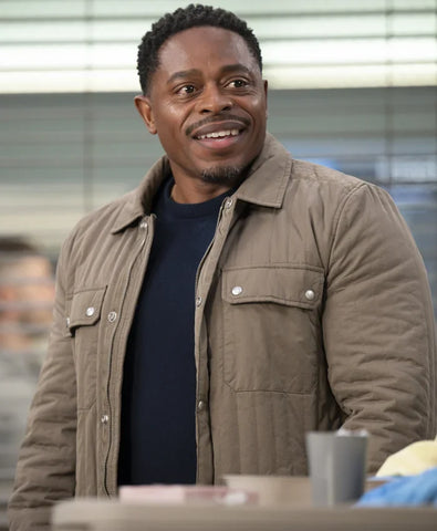 Greys Anatomy S21 Kareem J. Grimes Quilted Jacket