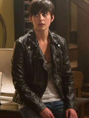 Grimm S04 Theresa Rubel Black Leather Jacket