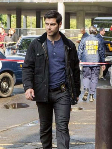 David Giuntoli Grimm S05 Black Jacket