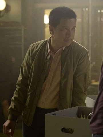 Sergeant Drew Wu Grimm S06 Bomber Jacket