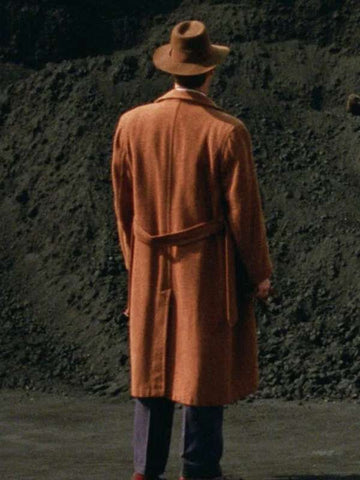 Guy Pearce The Brutalist 2025 Brown Coat