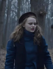 Halina Kurc We Were the Lucky Ones 2024 Blue Trench Coat