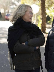 Halloween Jamie Lee Curtis Grayish Black Cotton Jacket