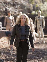 Halloween Jamie Lee Curtis Grayish Black Cotton Jacket