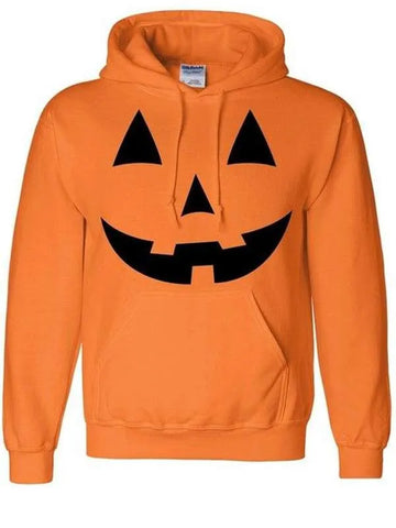 Halloween Orange Pumpkin Hoodie