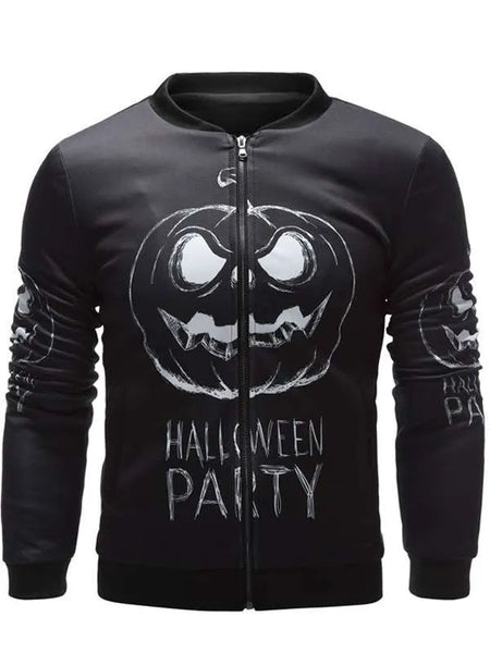 Halloween Party Black Bomber Jacket