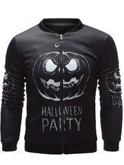 Halloween Party Black Bomber Jacket