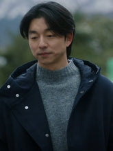 The Trunk Gong Yoo Blue Hooded Coat
