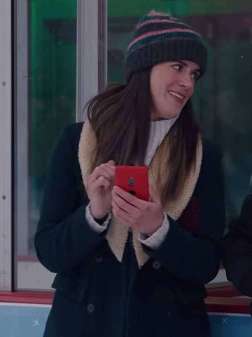 Mary Holland Happiest Season Green Peacoat