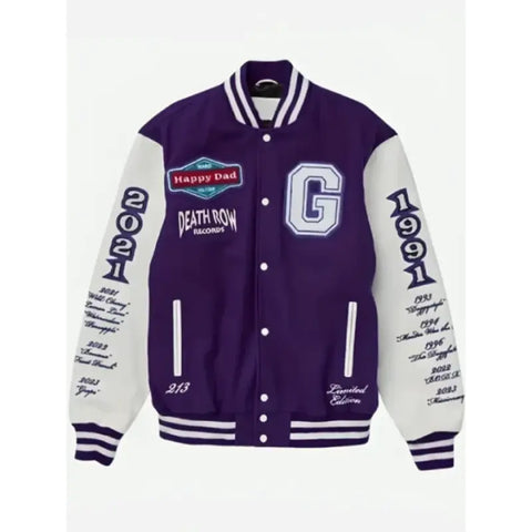Happy Dad Death Row Records Varsity Jacket