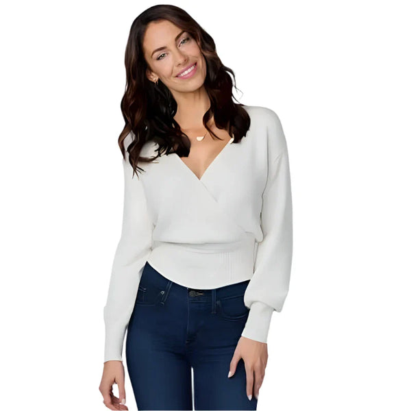 Jessica Lowndes Happy Howlidays White Cardigan