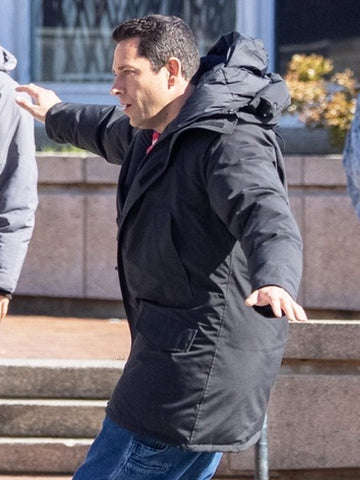 Harold and the Purple Crayon 2024 Zachary Levi Black Hooded Jacket