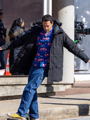 Harold and the Purple Crayon 2024 Zachary Levi Black Hooded Jacket