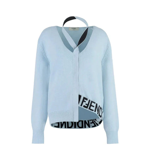 Heather Gay Real Housewives of Salt Lake City S05 Blue Fendi Cardigan