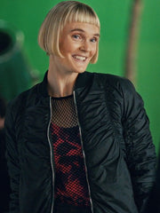 Geek Girl S01 Betty Black Bomber Jacket