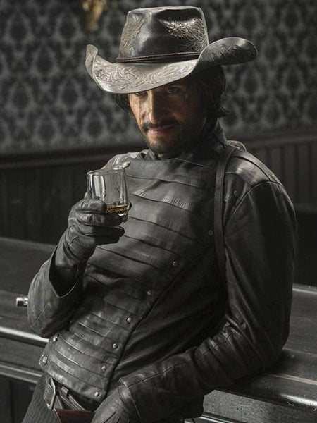 Westworld Rodrigo Santoro Black Leather Jacket