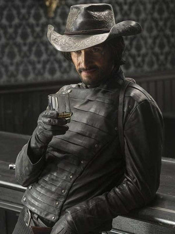Westworld Rodrigo Santoro Black Leather Jacket