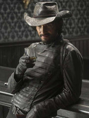 Westworld Rodrigo Santoro Black Leather Jacket