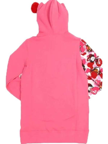 Pink Bape X Hello Kitty Hoodie