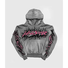 Hellstar Future Flame Grey Hoodie