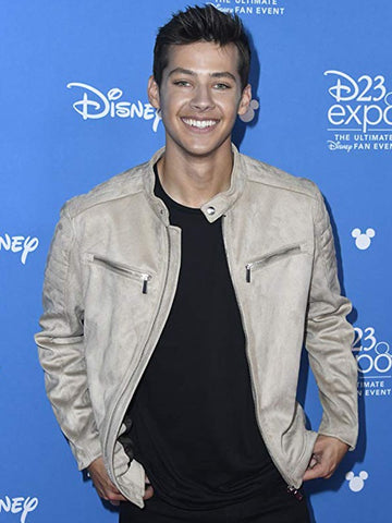High School Musical Movie Matt Cornett Cafe Racer Leather Jacket