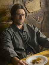 Hit Man 2024 Glen Powell Gray Jacket
