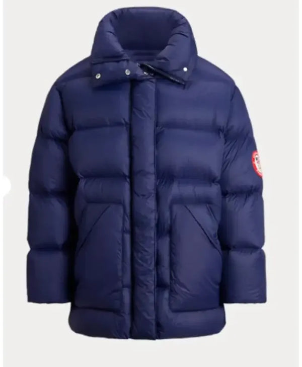 The Today Show 2026 Hoda Kotb Team USA Blue Puffer Jacket