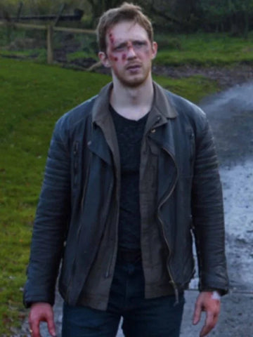 Holiday Monday Colin MacDougall Biker Leather Jacket