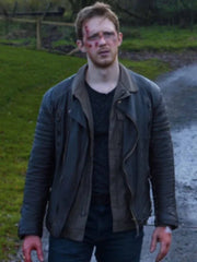 Holiday Monday Colin MacDougall Biker Leather Jacket