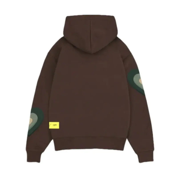 Homies From Paris Heart Brown Hoodie