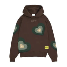 Homies From Paris Heart Brown Hoodie