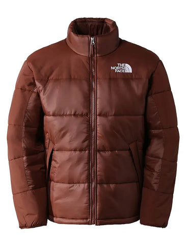 Hope The North Face Brown Satin Puffer Jacket