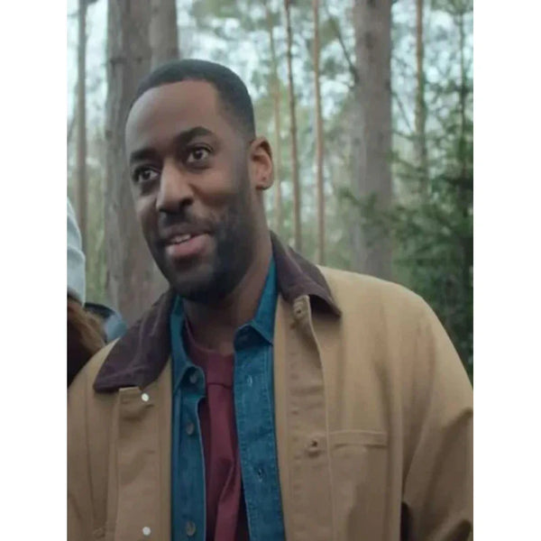 Hostage 2025 Ashley Thomas Brown Jacket