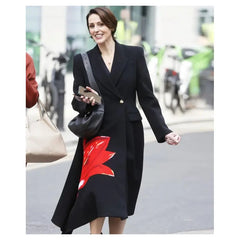 Hostage 2025 Suranne Jones Black Coat