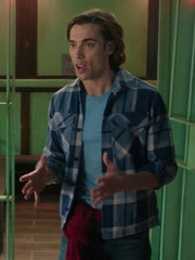 Hot Frosty Dustin Milligan Plaid Shirt