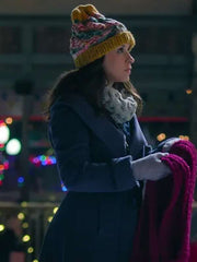 Lacey Chabert Hot Frosty 2024 Blue Coat