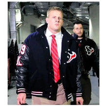 JJ Watt Houston Texans Black Varsity Jacket