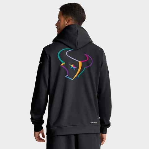 Houston Texans Black 2025 Dri-FIT Hoodie