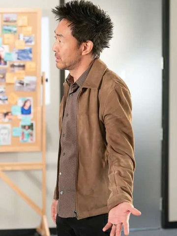 Howie Han 9-1-1 S08 Brown Jacket