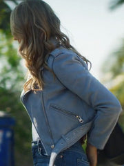 Hustlers Take All 2024 Kyla Burke Suede Leather Jacket