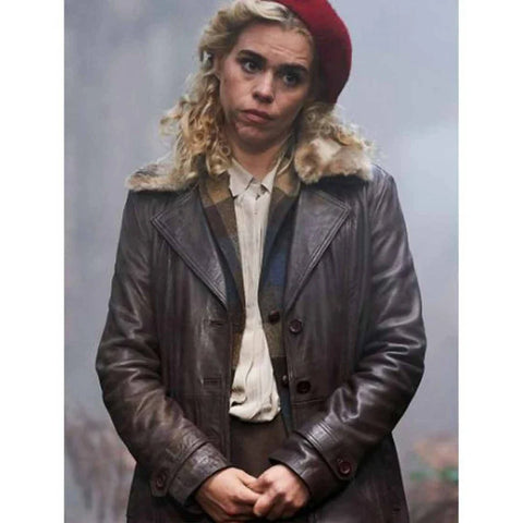 Suzie Pickles I Hate Suzie Leather Coat