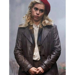 Suzie Pickles I Hate Suzie Leather Coat