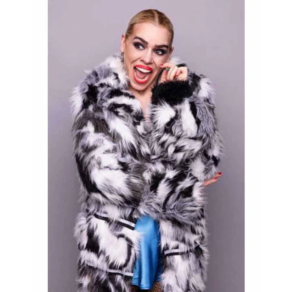 Suzie Pickles I Hate Suzie White Fur Coat