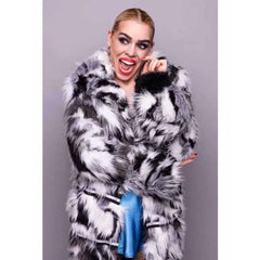 Suzie Pickles I Hate Suzie White Fur Coat