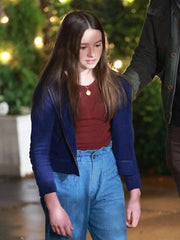 IF 2024 Cailey Fleming Blue Hooded Jacket